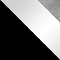Czarny / biały połysk + Monolith 85