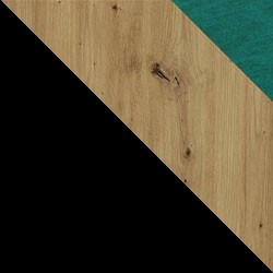 Czarny / dąb artisan + Monolith 37