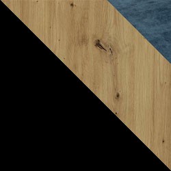Czarny / dąb artisan + Monolith 77
