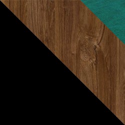 Czarny / dąb stirling + Monolith 37