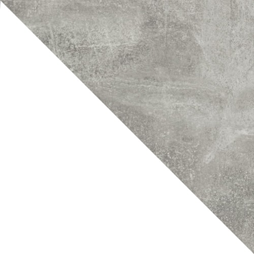 Biały / listwa beton